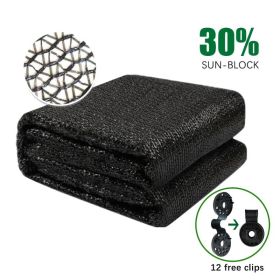 10ft*10ft Black Shade Net Fabric Provides Efficient Shading, Premium Materials, And An Enhanced Plant Growth Environment. (Option: 10ft10ft)